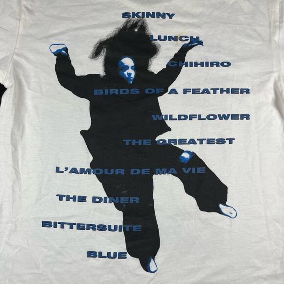 Billie Eilish Official Tour Hit Me Hard And Soft White T Shirt Tee Men’s Sz L - Picture 4 of 8